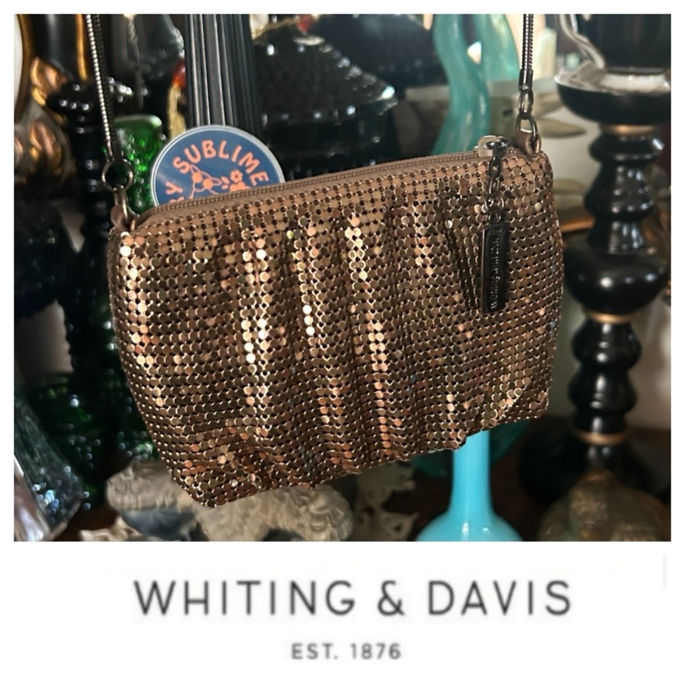 Vintage Bronze Metal Mesh Bag - Picture 15 of 15